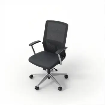 Modern Black Office Chair with High Backrest modern chair
