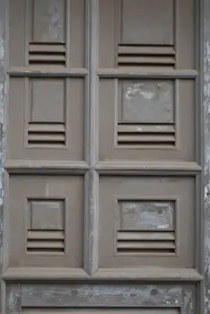 Vintage Wooden Door with Six Panels vintage door
