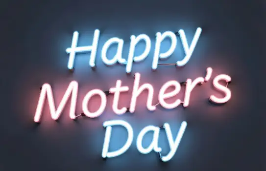 Happy Mother's Day Sign neon sign message